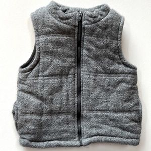Toughskins Boys Fleece Lined Insulated Vest. Grey. Size 3T